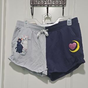 Sailor Moon Embroidered Shorts Size L
